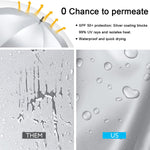 G4Free - G4Free 54/62 Inch Windproof UV Protection Extra Large Auto Stick Long Umbrella -TN21A012C-TN23A187C-TN21A012A-TN23A187A-TN21A012B