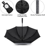 G4Free - G4Free 54/62 Inch Windproof UV Protection Extra Large Auto Stick Long Umbrella -TN21A012C-TN23A187C-TN21A012A-TN23A187A-TN21A012B
