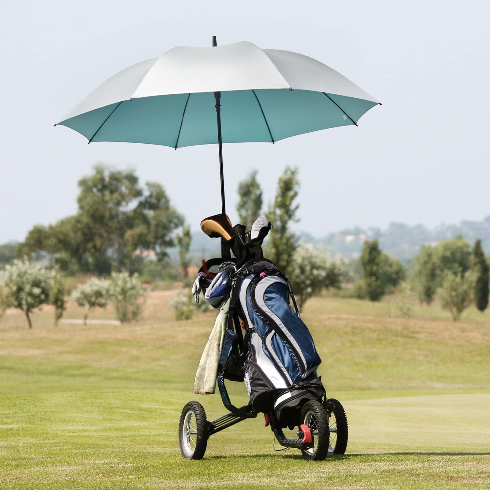 G4Free - G4Free 54/62 Inch Windproof UV Protection Golf Umbrella -TN23A187B-TN23A187A-TN23A187D-TN23A187C