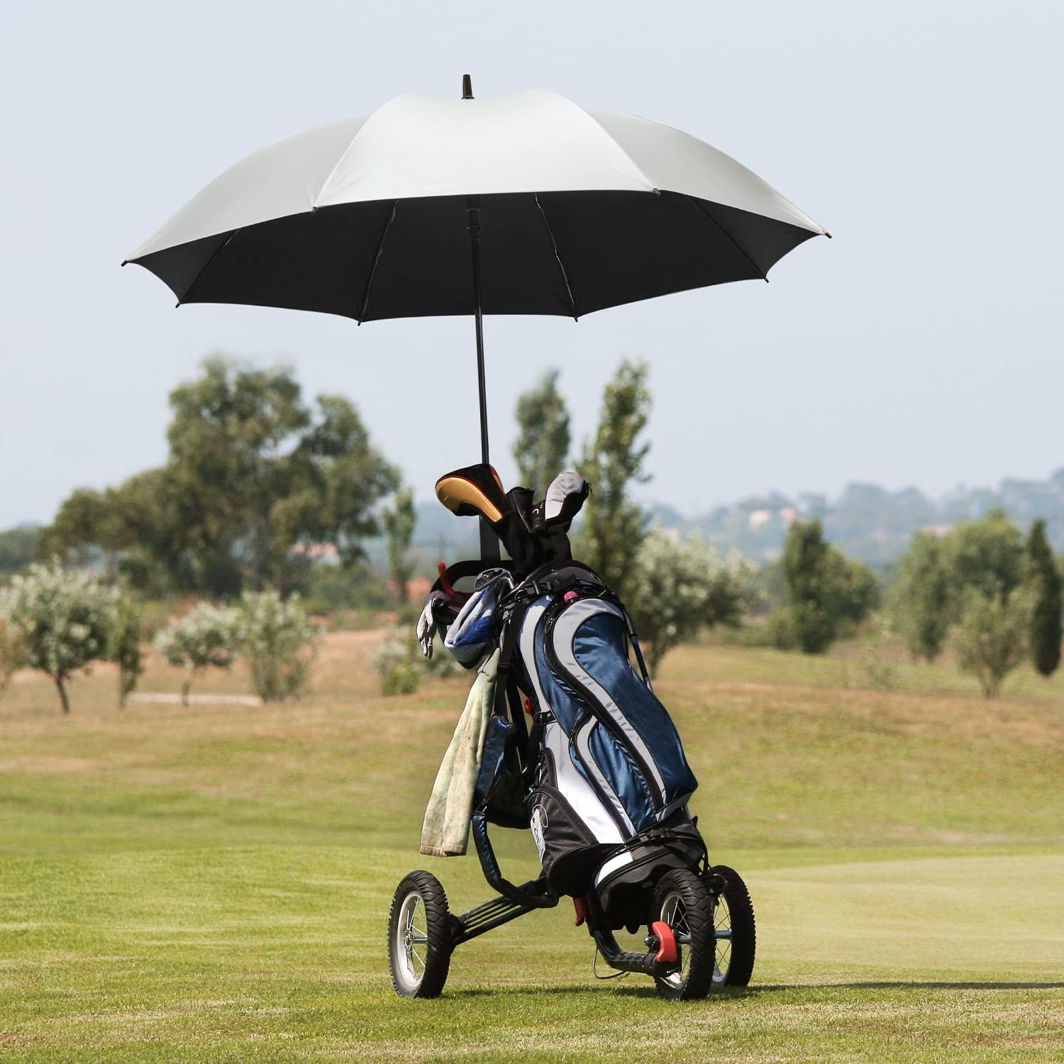 G4Free - G4Free 54/62 Inch Windproof UV Protection Golf Umbrella -TN23A187B-TN23A187A-TN23A187D-TN23A187C