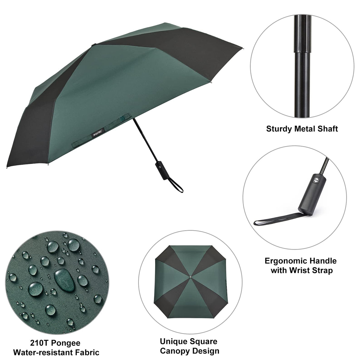 G4Free - G4Free 54 Inch Large Golf Umbrella -TN22A131B-TN22A131C-TN22A131A-TN22A131D