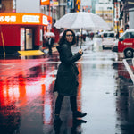 G4Free - G4Free 62 Inch Clear Golf Umbrella Transparent Auto Open Large Stick Umbrella -D02V733A-D02V723A