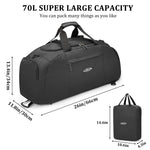 G4Free - G4Free 70L Large 3-Way Duffle Backpack Gym Bag with Shoe Compartment -TN22B134C-TN22B134B-TN22B134A