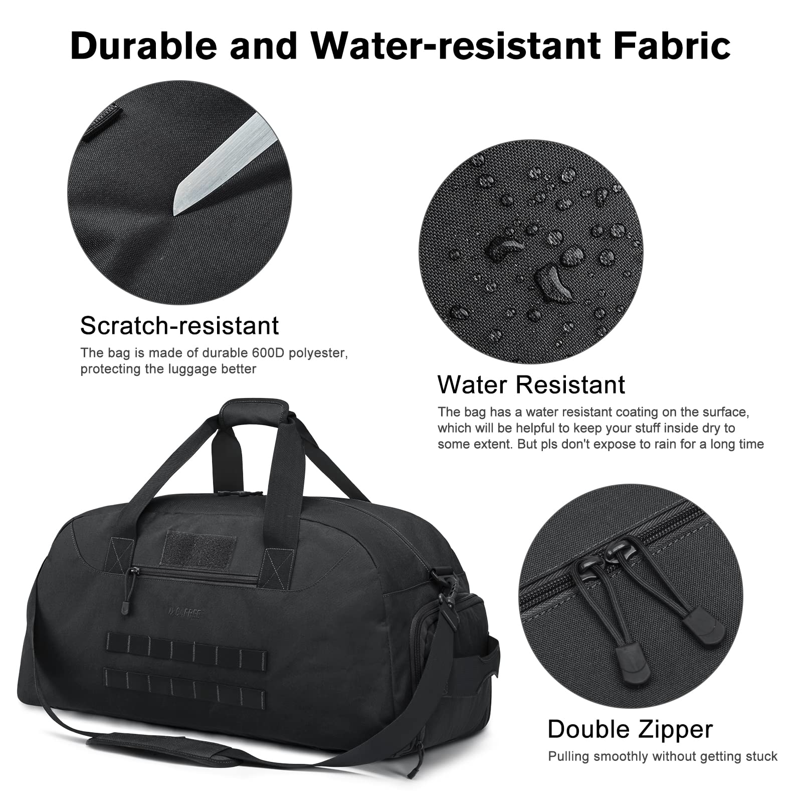 G4Free - G4Free 70L Large Duffle Bag Men Sports Gym Backpack -TN22B146B-TN22B146A