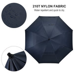 G4Free - G4Free 80 Inch 6.6 Ft Double Canopy Vented Windproof Stick Family Umbrella -TN21A013A-TN21A013B-TN22A160B-TN22A160A-TN22A160C