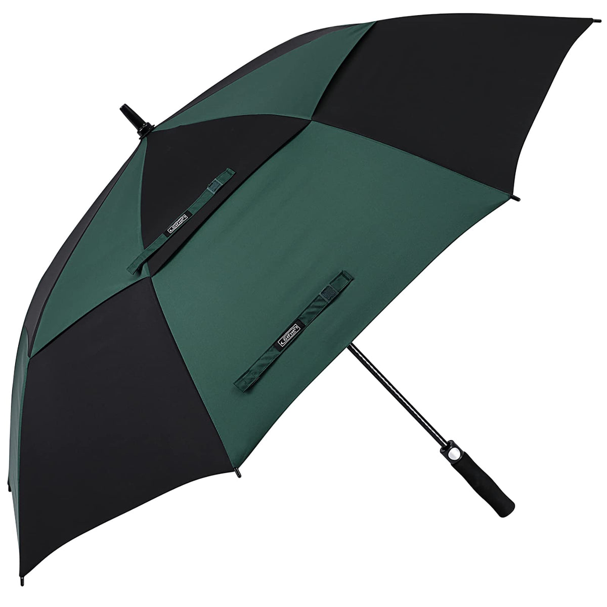 G4Free - G4Free Automatic Open Golf Umbrella Double Canopy Vented Stick Umbrellas -TN22A051A-D02V638A-D01V066A-TN22A051B-D02V638B
