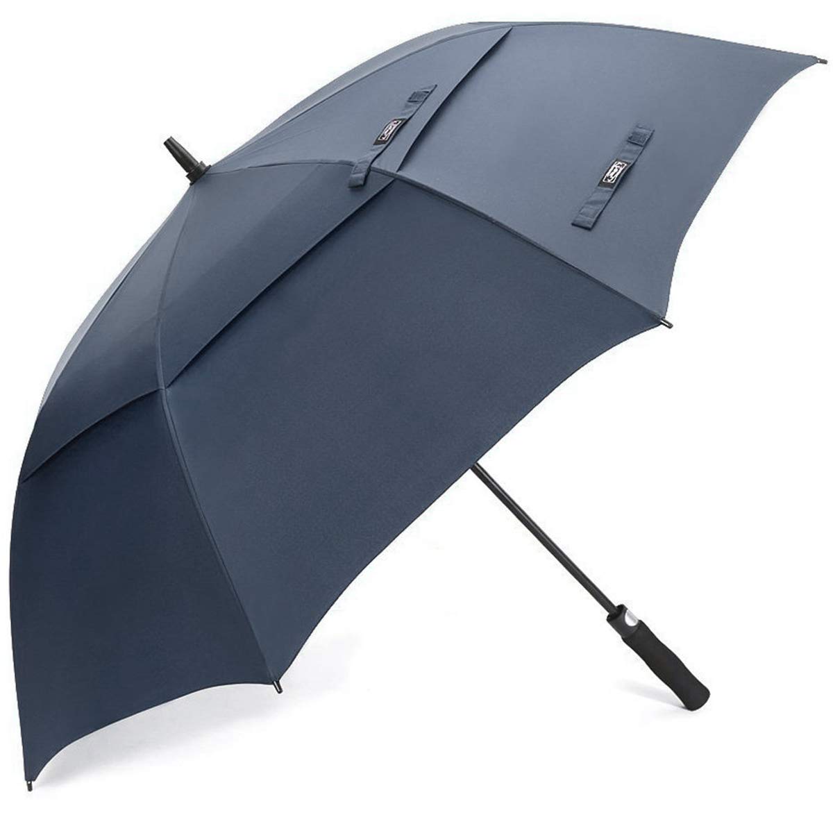 G4Free - G4Free Automatic Open Golf Umbrella Double Canopy Vented Stick Umbrellas -TN22A051A-D02V638A-D01V066A-TN22A051B-D02V638B