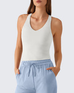 G4Free - G4Free BareFeel Racerback Tank Top with Removable Padded Bra -GF26L896A001A-S-GF26L896A001B-M-GF26L896A001C-L-GF26L896A001D-XL-GF26L896A001E-XXL
