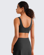 G4Free - G4Free BareFeel Square Neck Sports Bra – Non Padded U Back -GF26C965A001A-S