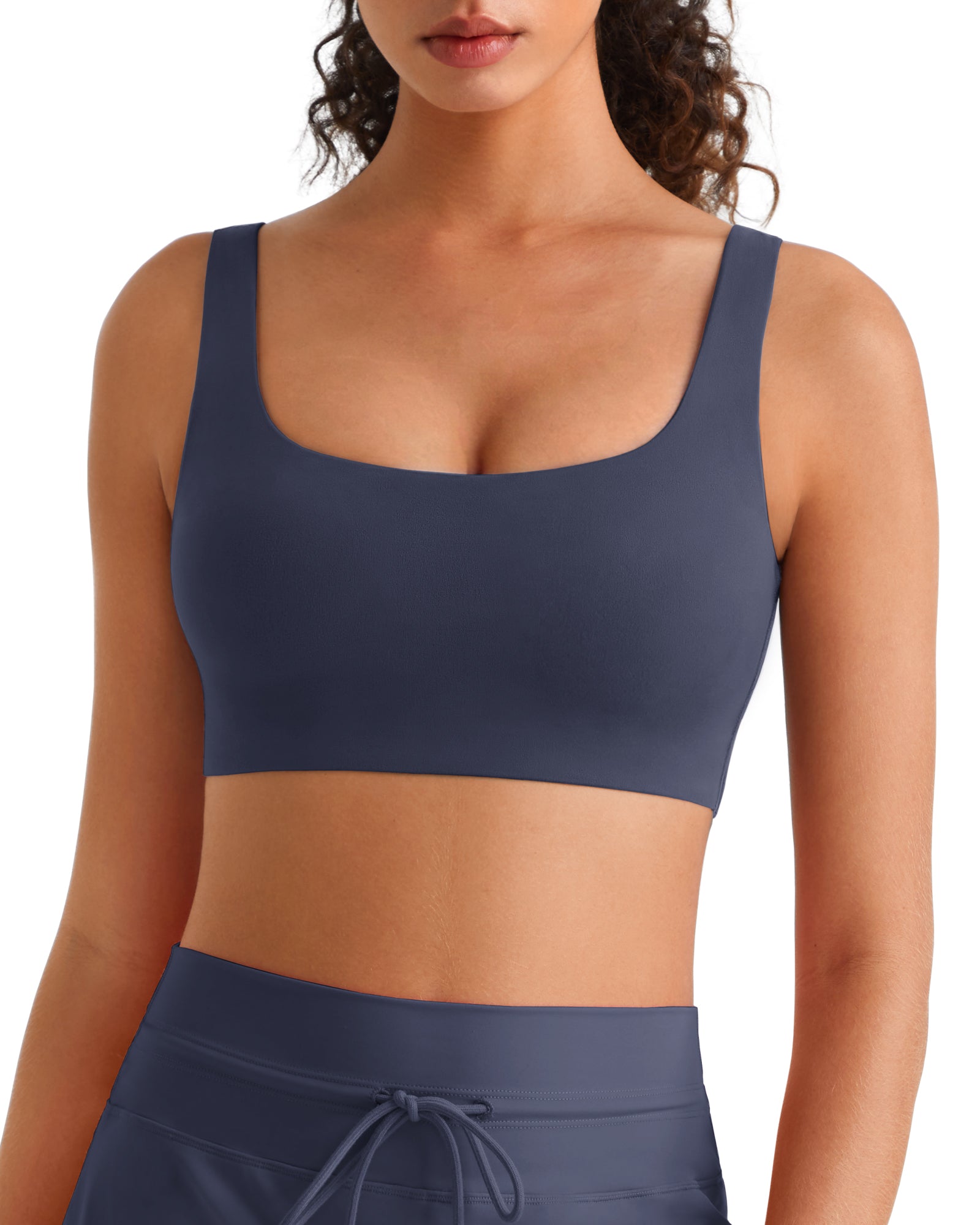 G4Free - G4Free BareFeel Square Neck Sports Bra – Non Padded U Back -GF26C965A001A-S