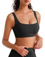 G4Free - G4Free BareFeel Square Neck Sports Bra – Non Padded U Back -GF26C965A001A-S-GF26C965A001B-M-GF26C965A001C-L-GF26C965A001D-XL-GF26C965A001F-XS