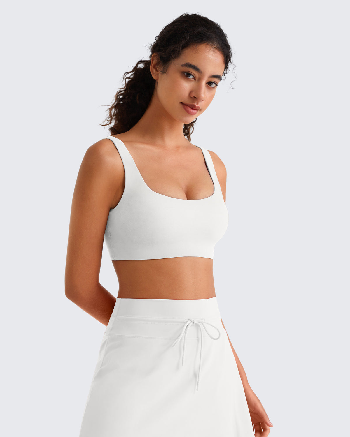 G4Free - G4Free BareFeel Square Neck Sports Bra – Non Padded U Back -GF26C965A001A-S-GF26C965A001B-M-GF26C965A001C-L-GF26C965A001D-XL-GF26C965A001F-XS