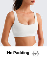 G4Free - G4Free BareFeel Square Neck Sports Bra – Non Padded U Back -GF26C965A001A-S-GF26C965A001B-M-GF26C965A001C-L-GF26C965A001D-XL-GF26C965A001F-XS