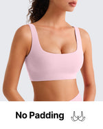G4Free - G4Free BareFeel Square Neck Sports Bra – Non Padded U Back -GF26C965A001A-S-GF26C965A001B-M-GF26C965A001C-L-GF26C965A001D-XL-GF26C965A001F-XS