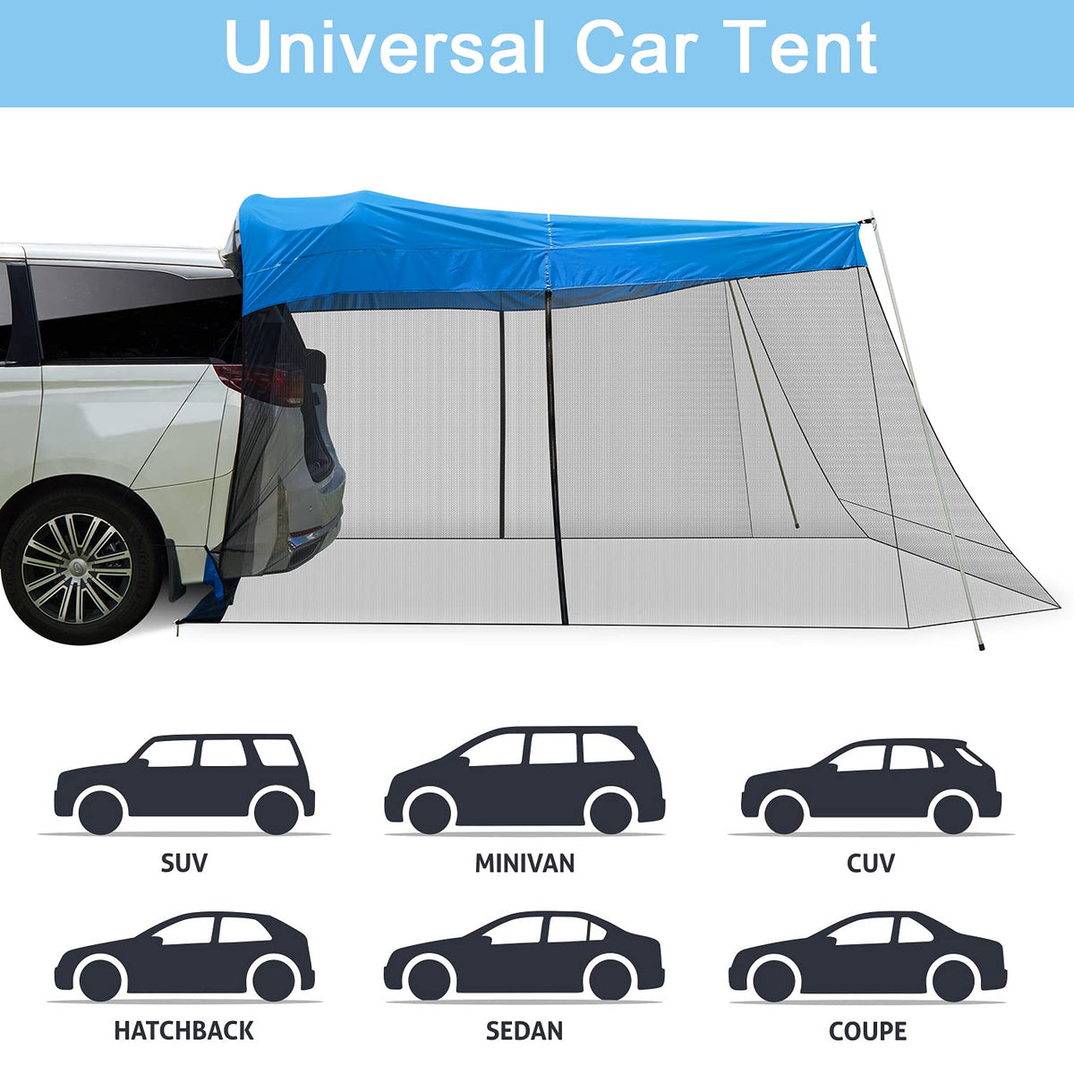 G4Free - G4Free Car Tent with Mosquito Net -YD21B002A-YD21B002B