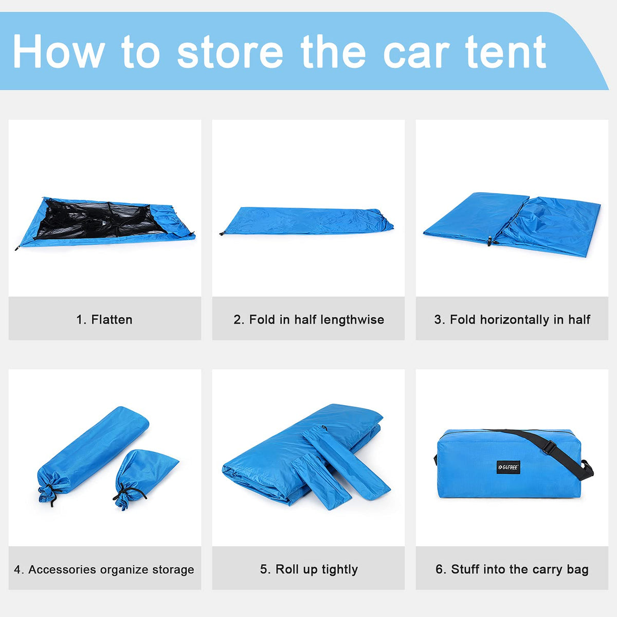 G4Free - G4Free Car Tent with Mosquito Net -YD21B002A-YD21B002B