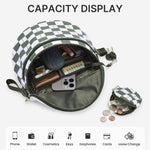 G4Free - G4Free Checkered Crossbody Bum Bag with Removable Pouch Lightweight -TN26B628A-TN26B628B-TN26B628C-TN26B628D-TN26B628E