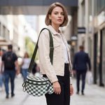 G4Free - G4Free Checkered Crossbody Bum Bag with Removable Pouch Lightweight -TN26B628A-TN26B628B-TN26B628C-TN26B628D-TN26B628E