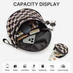 G4Free - G4Free Checkered Crossbody Bum Bag with Removable Pouch Lightweight -TN26B628A-TN26B628B-TN26B628C-TN26B628D-TN26B628E