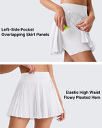 G4Free - G4Free Chillwhisp 14" Pleated Tennis Skirt with Inner Shorts Pocket -GF26H971A001A-S-GF26H971A001B-M-GF26H971A001C-L-GF26H971A001D-XL-GF26H971A001E-XXL