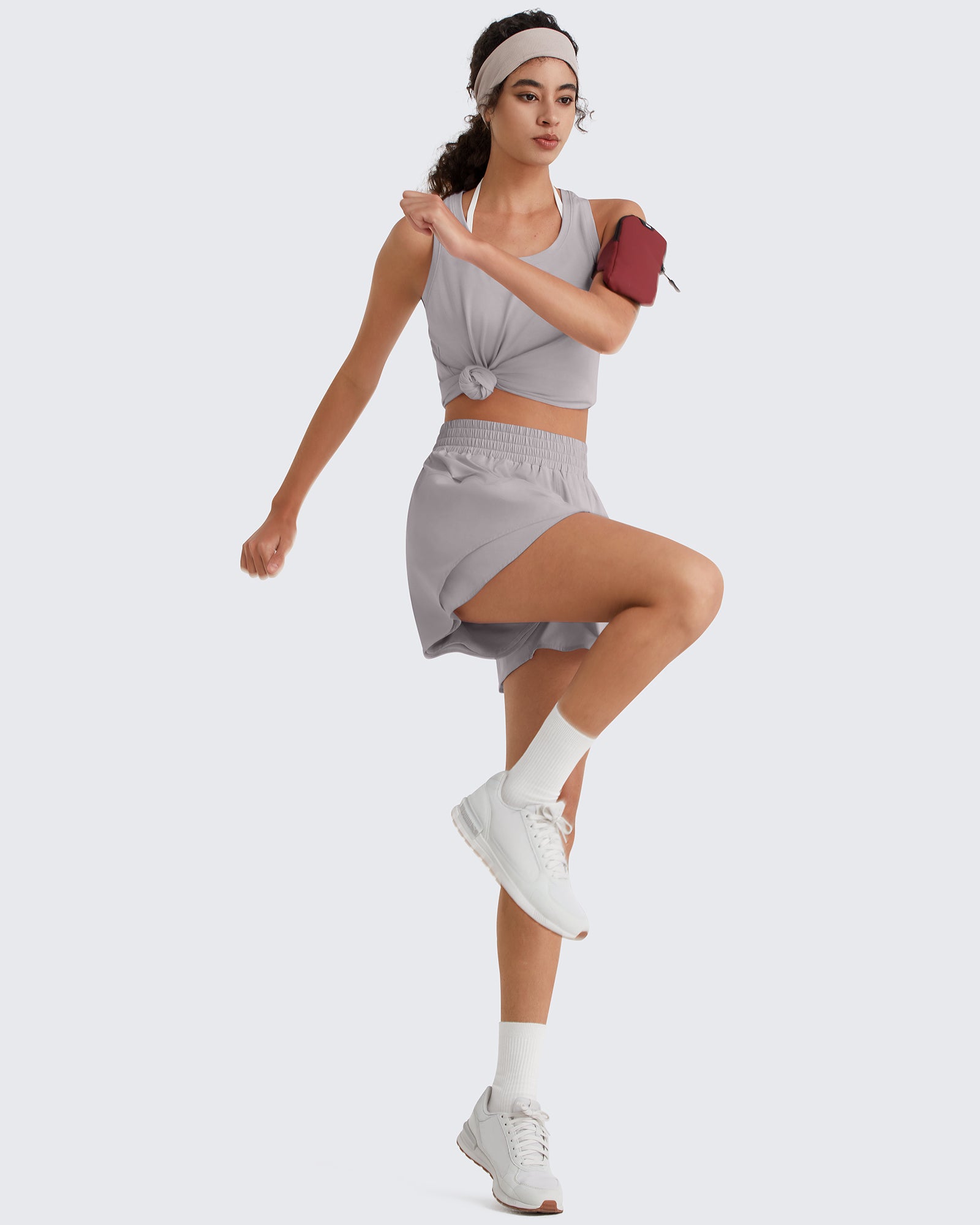 G4Free - G4Free Chillwhisp 2.5'' High Waist Running Shorts with Liner Pocket -GF26E936A001A-S-GF26E936A001B-M-GF26E936A001C-L-GF26E936A001D-XL-GF26E936A001E-XXL