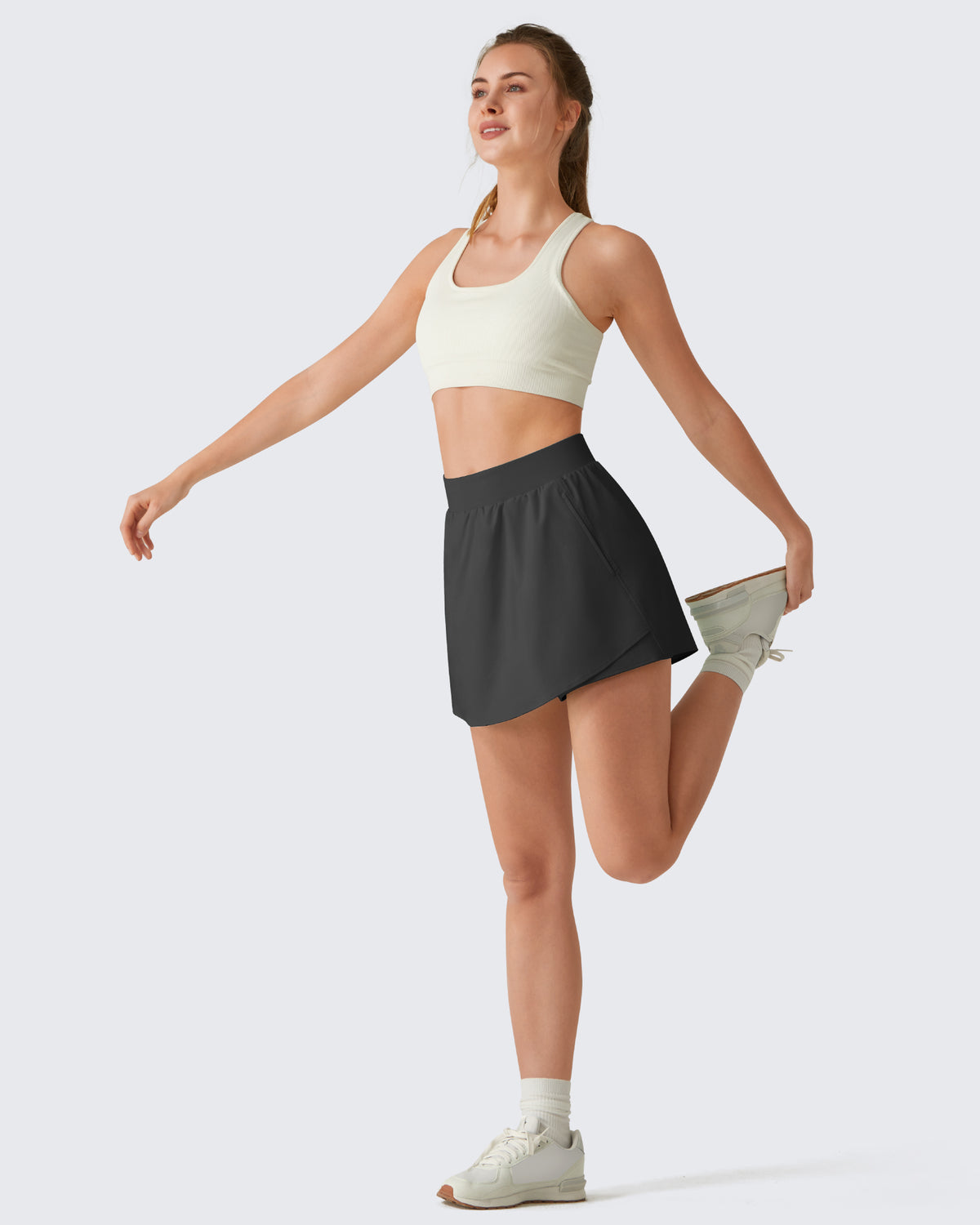 G4Free - G4Free Chillwhisp 2" Tennis Skort with Pockets -GF26E889A001A-S-GF26E889A001B-M-GF26E889A001C-L-GF26E889A001D-XL-GF26E889A001E-XXL