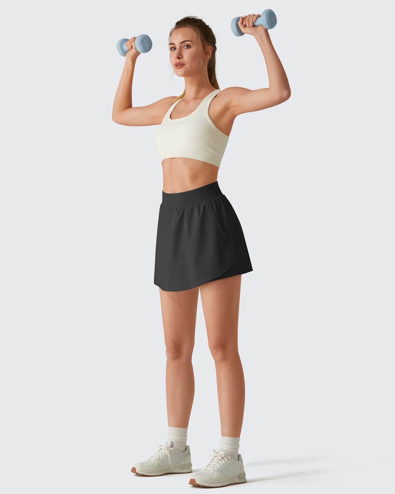 G4Free - G4Free Chillwhisp 2" Tennis Skort with Pockets -GF26E889A001A-S-GF26E889A001B-M-GF26E889A001C-L-GF26E889A001D-XL-GF26E889A001E-XXL