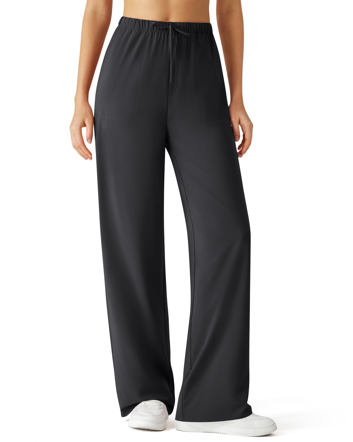 G4Free - G4Free Chillwhisp Drawstring Wide Leg Pants -GF26J874A001A-S-GF26J874A001B-M-GF26J874A001C-L-GF26J874A001D-XL-GF26J874A001E-XXL
