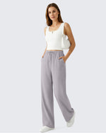 G4Free - G4Free Chillwhisp Drawstring Wide Leg Pants -GF26J874A001A-S-GF26J874A001B-M-GF26J874A001C-L-GF26J874A001D-XL-GF26J874A001E-XXL