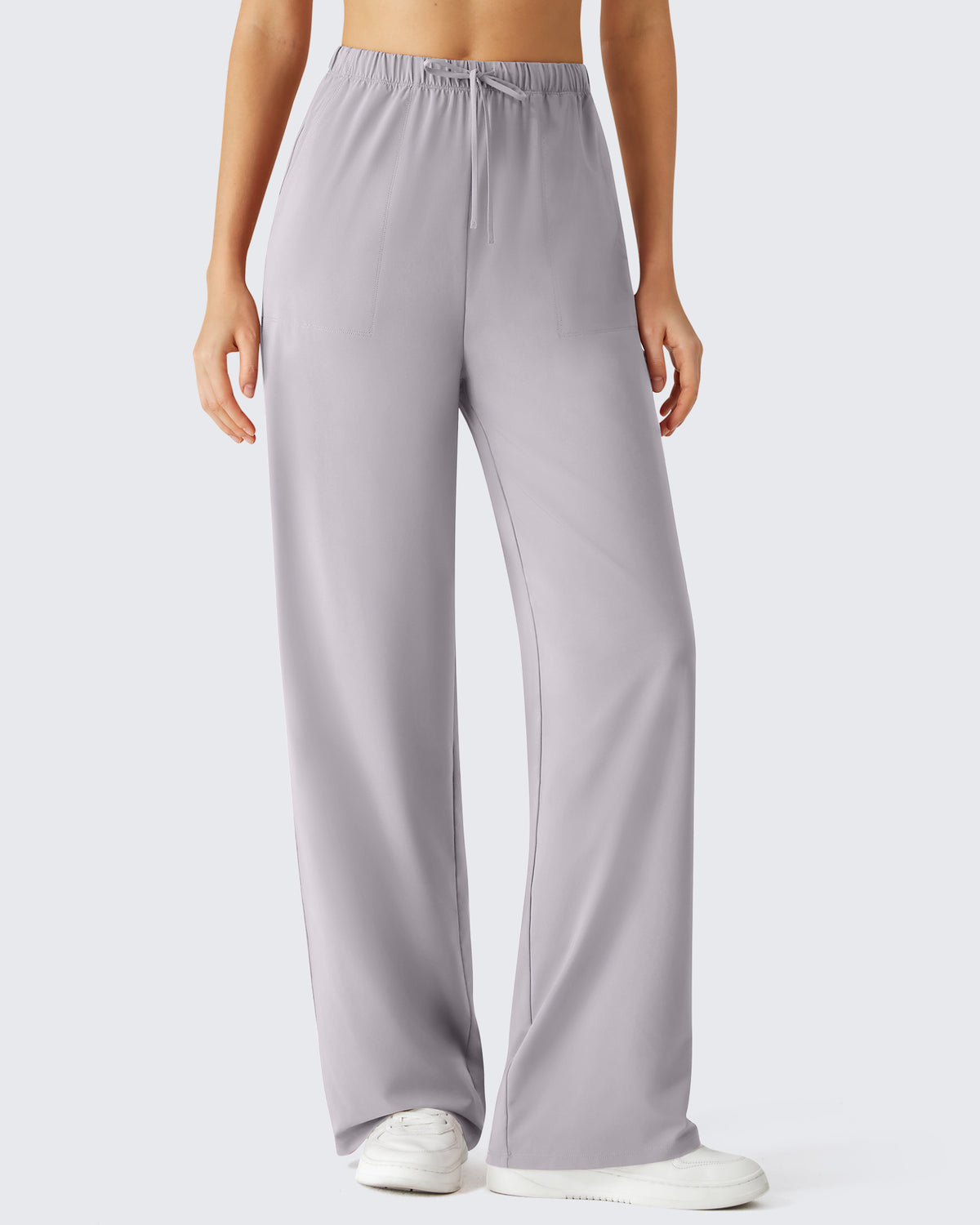 G4Free - G4Free Chillwhisp Drawstring Wide Leg Pants -GF26J874A001A-S-GF26J874A001B-M-GF26J874A001C-L-GF26J874A001D-XL-GF26J874A001E-XXL