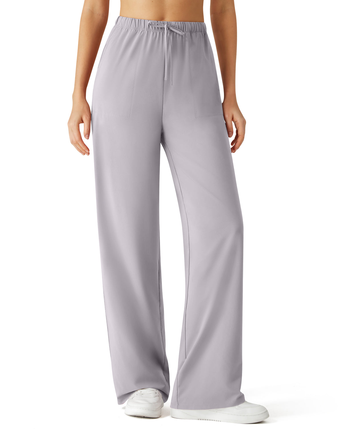 G4Free - G4Free Chillwhisp Drawstring Wide Leg Pants -GF26J874A001A-S-GF26J874A001B-M-GF26J874A001C-L-GF26J874A001D-XL-GF26J874A001E-XXL