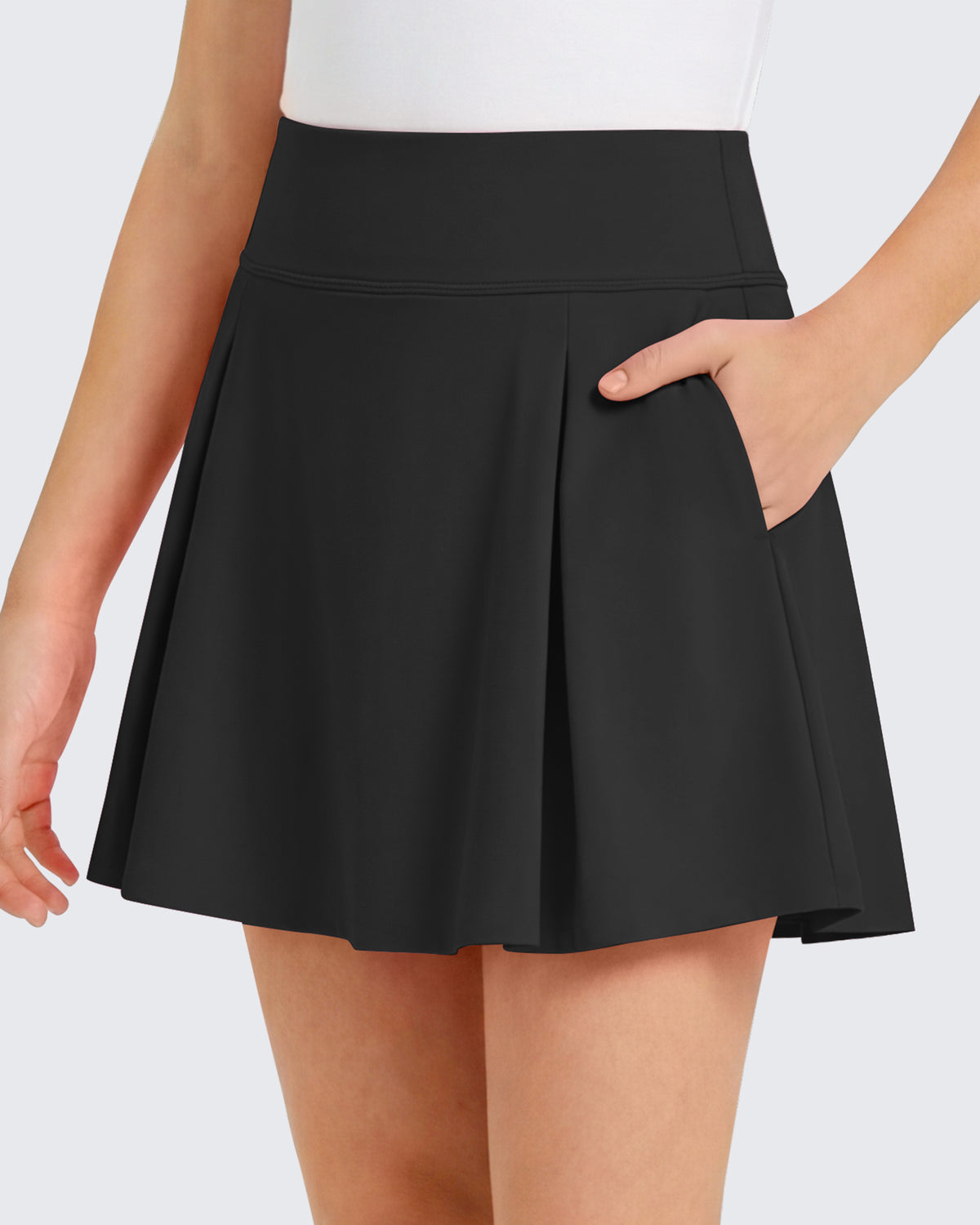 G4Free - G4Free Chillwhisp Pleated Tennis Skirt for Girls – High Waisted Skort with 4 Pockets -GF26HG946A001A-S-GF26HG946A001B-M-GF26HG946A001C-L-GF26HG946A001D-XL-GF26HG946A001E-XXL