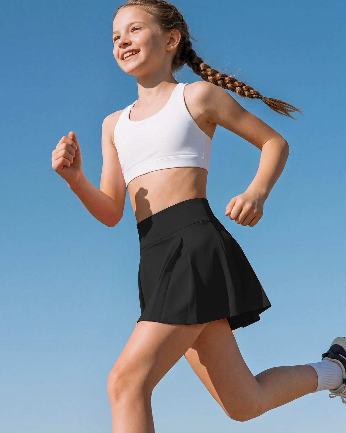 G4Free - G4Free Chillwhisp Pleated Tennis Skirt for Girls – High Waisted Skort with 4 Pockets -GF26HG946A001A-S-GF26HG946A001B-M-GF26HG946A001C-L-GF26HG946A001D-XL-GF26HG946A001E-XXL