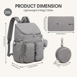 G4Free - G4Free Diaper Bag Backpack with Pacifier Case & Insulated Pockets -TN25B571C-TN25B571B-TN25B571A