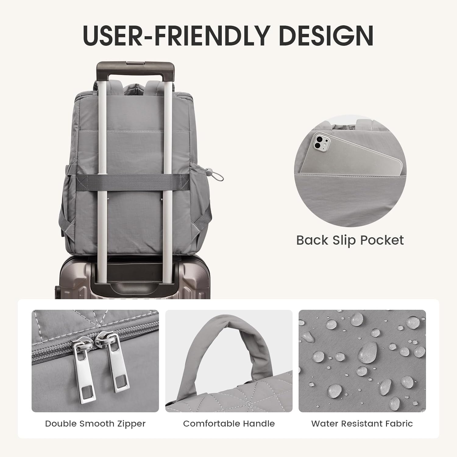 G4Free - G4Free Diaper Bag Backpack with Pacifier Case & Insulated Pockets -TN25B571C-TN25B571B-TN25B571A