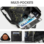 G4Free - G4Free Drawstring Backpack Sports Gym Bag with Shoes Compartment -TN23B194C-TN23B194B