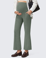 G4Free - G4Free EverGoing Maternity Flare Leggings with Pockets – Over the Belly 25'' -GF26AY1008A001A-S-GF26AY1008A001B-M-GF26AY1008A001C-L-GF26AY1008A001D-XL-GF26AY1008A001E-XXL