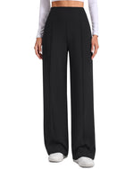 G4Free - G4Free EverGoing Wide Leg Yoga Pants High Waist Front Seam with Pockets -GF26J1005A001A-S-GF26J1005A001B-M-GF26J1005A001C-L-GF26J1005A001D-XL-GF26J1005A001E-XXL
