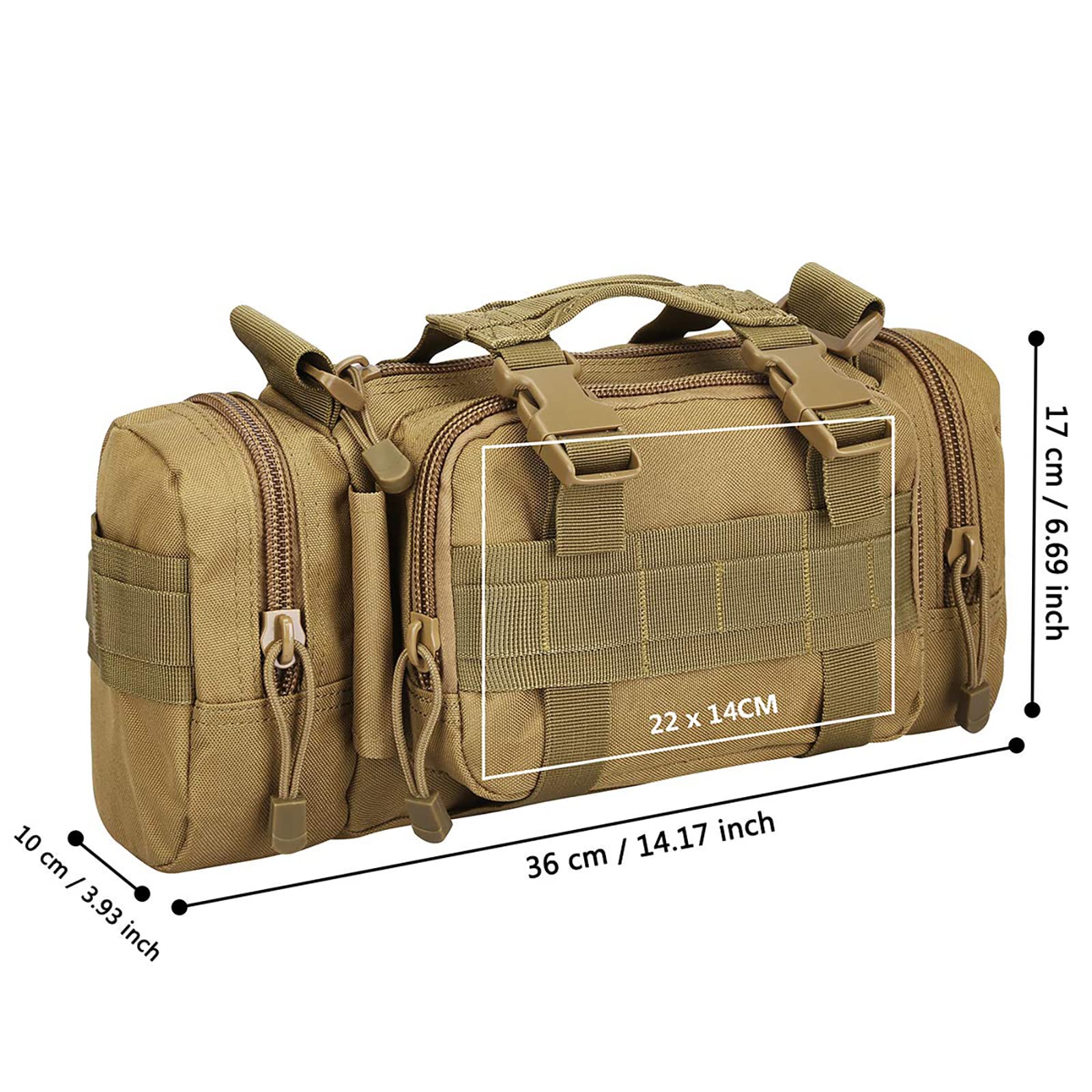 G4Free - G4Free Fanny Deployment Bag Tactical Waist Pack -D04V317A-D04V317C-D04V317G