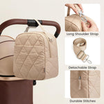 G4Free - G4Free Large Insulated Lunch Bag, Leakproof Quilted Lunch Box Women Men -TN25B590C-TN25B590A-TN25B590B