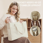 G4Free - G4Free Lightweight Quilted Tote with Laptop Compartment -TN25B591A-TN25B591B-TN25B591C-TN25B591D