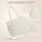 G4Free - G4Free Lightweight Quilted Tote with Laptop Compartment -TN25B591A-TN25B591B-TN25B591C-TN25B591D