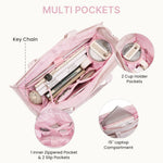 G4Free - G4Free Lightweight Quilted Tote with Laptop Compartment -TN25B591A-TN25B591B-TN25B591C-TN25B591D