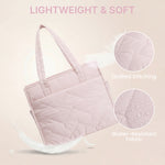G4Free - G4Free Lightweight Quilted Tote with Laptop Compartment -TN25B591A-TN25B591B-TN25B591C-TN25B591D