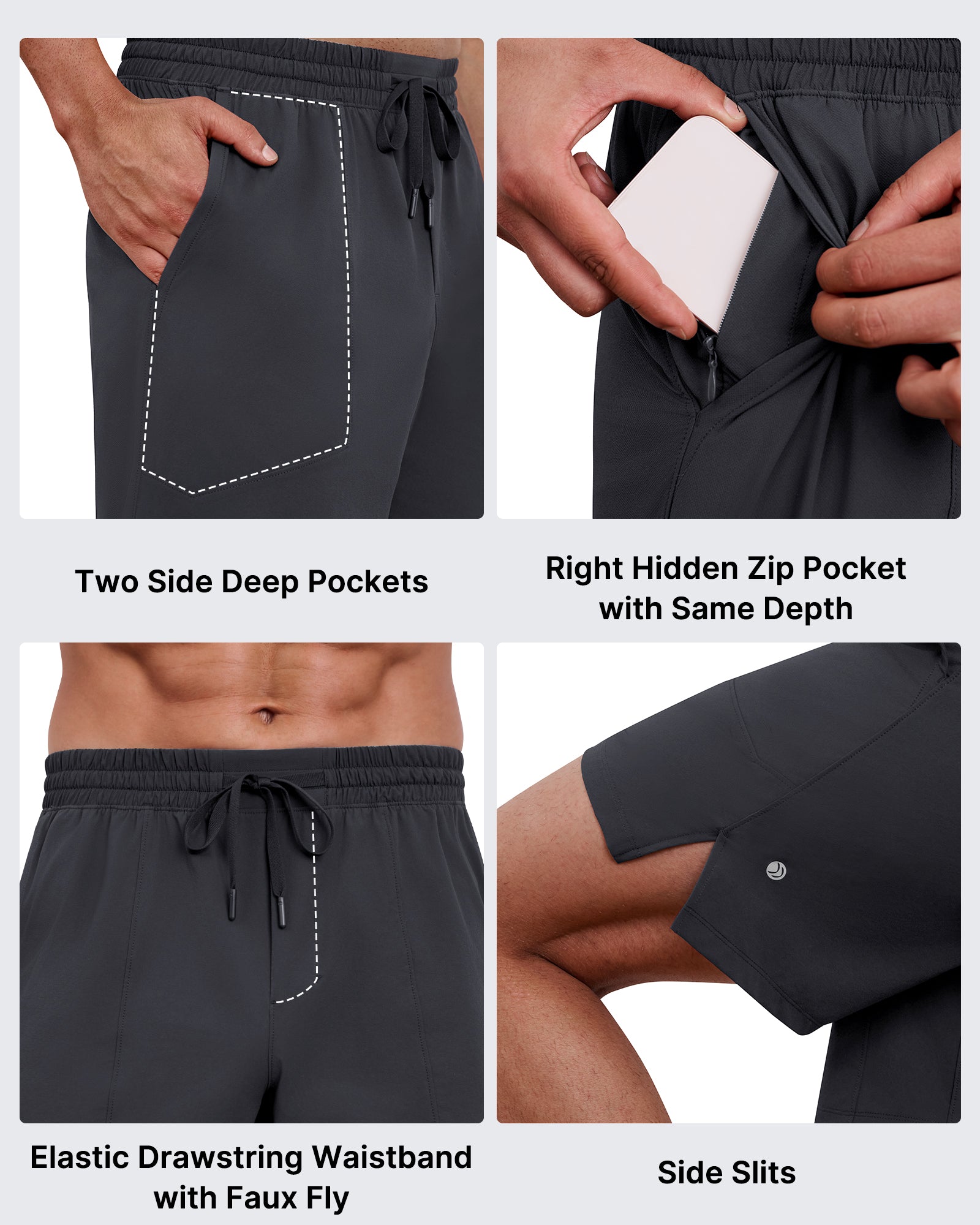 G4Free - G4Free Men's Hiking Shorts – Quick Dry -GF26EM893A001A-S-GF26EM893A001B-M-GF26EM893A001C-L-GF26EM893A001D-XL-GF26EM893A001E-XXL