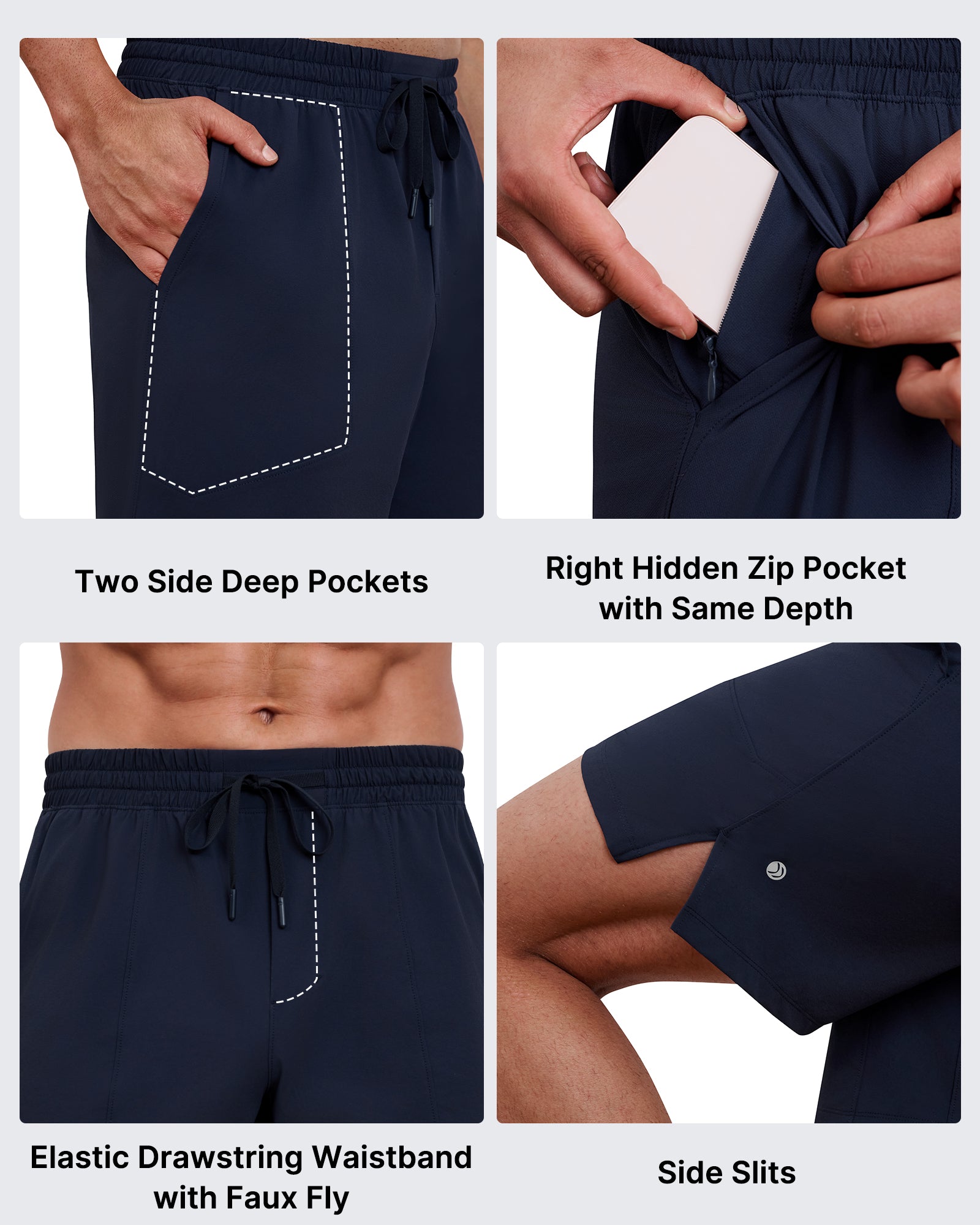 G4Free - G4Free Men's Hiking Shorts – Quick Dry -GF26EM893A001A-S-GF26EM893A001B-M-GF26EM893A001C-L-GF26EM893A001D-XL-GF26EM893A001E-XXL