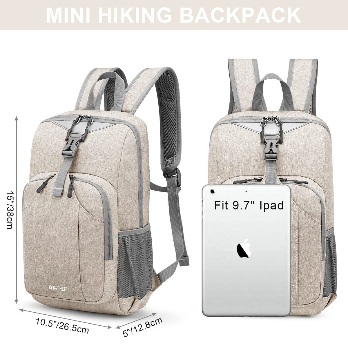 G4Free - G4Free Mini 10L Hiking Cycling Compact Shoulder Backpack -TN21B009A-TN21B009C-TN21B009E-TN21B009F-TN21B009J