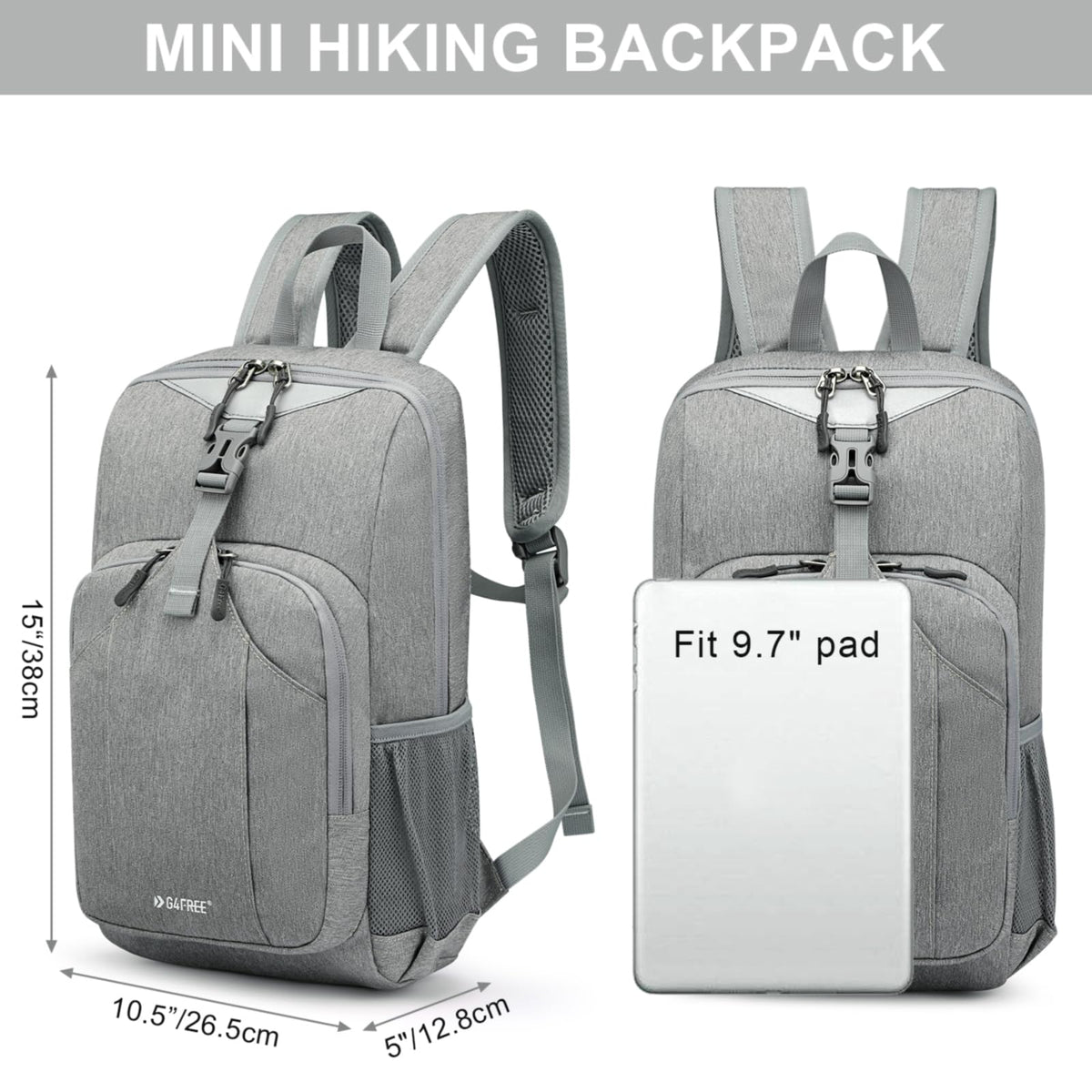 G4Free - G4Free Mini 10L Hiking Cycling Compact Shoulder Backpack -TN21B009A-TN21B009C-TN21B009E-TN21B009F-TN21B009J
