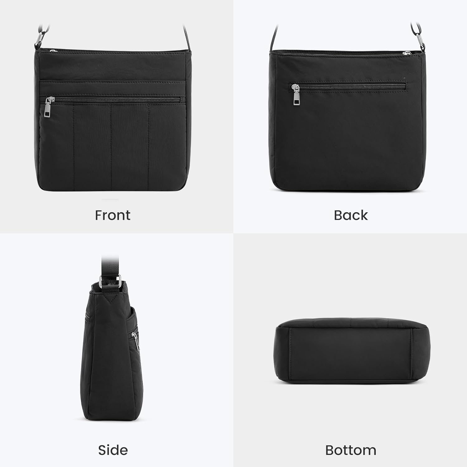 G4Free - G4Free Nylon Crossbody Bags, Lightweight Quilted Shoulder Handbags -TN25B550B-TN25B550A-TN25B550C