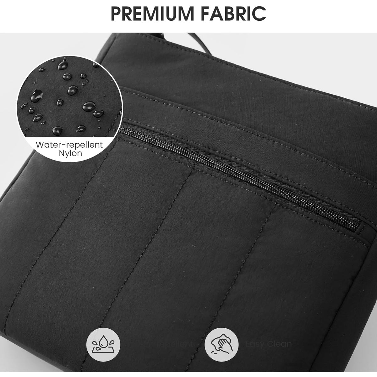 G4Free - G4Free Nylon Crossbody Bags, Lightweight Quilted Shoulder Handbags -TN25B550B-TN25B550A-TN25B550C